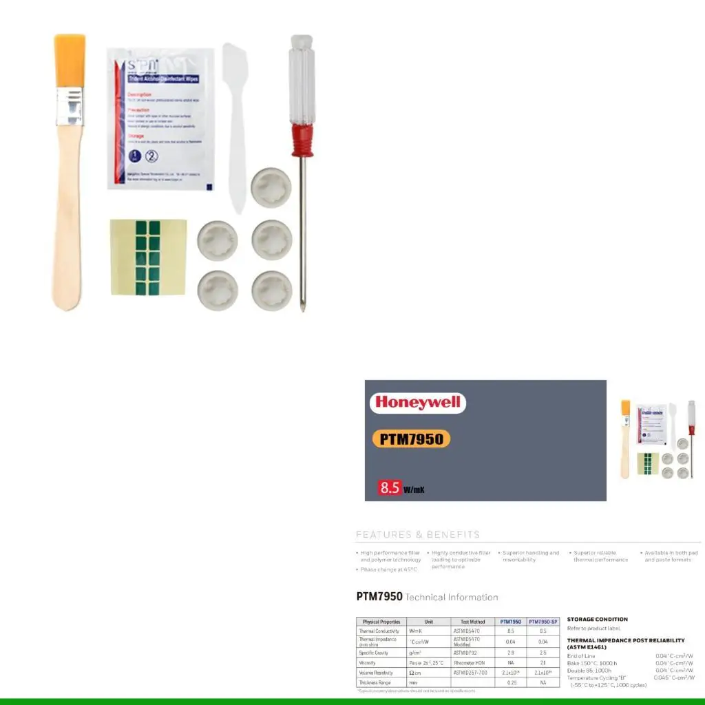 

U55C PTM7950 Проводящая силиконовая прокладка: термопаста для охлаждения радиатора графического процессора/процессора Доступны