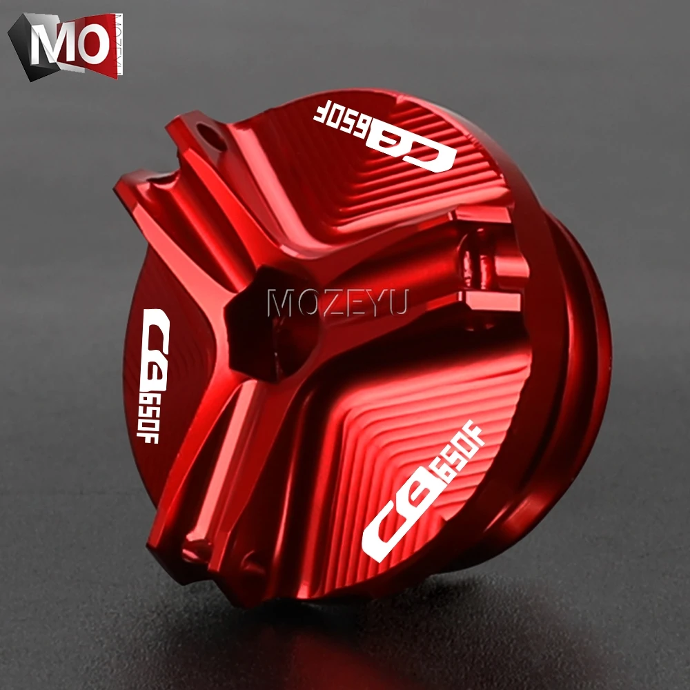 

CNC Motorcycle Aluminum Engine Oil Filler Cap Oil Plug Cover M19*2.5 Accessories For Honda CB650F CB650R CB 650 F/R CB 650F 650R