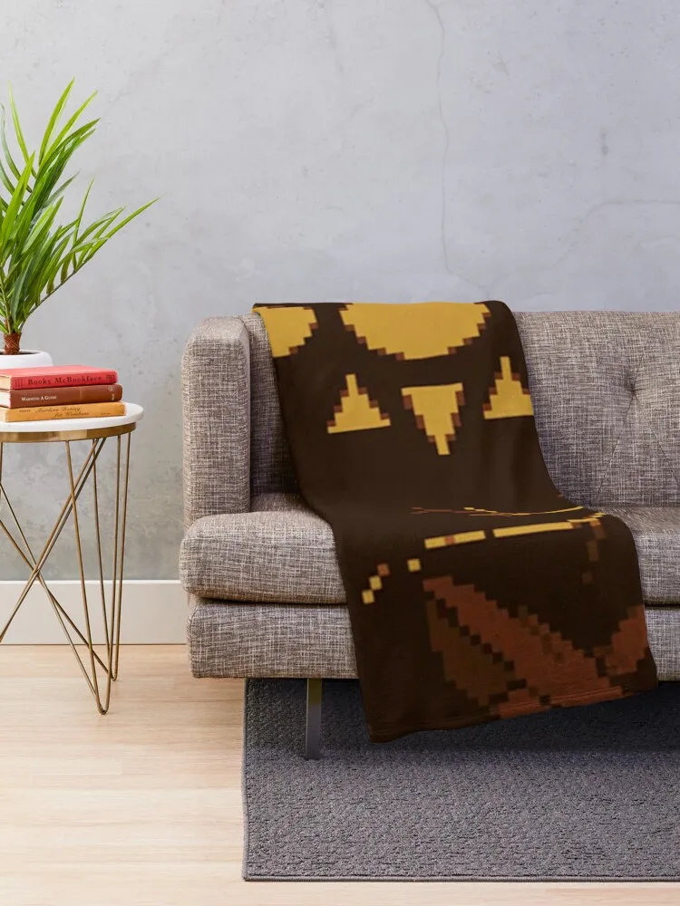 Deltarune logo Throw Blanket Stuffed Blankets Luxury Blanket Vintage Blanket Flannel Blanket