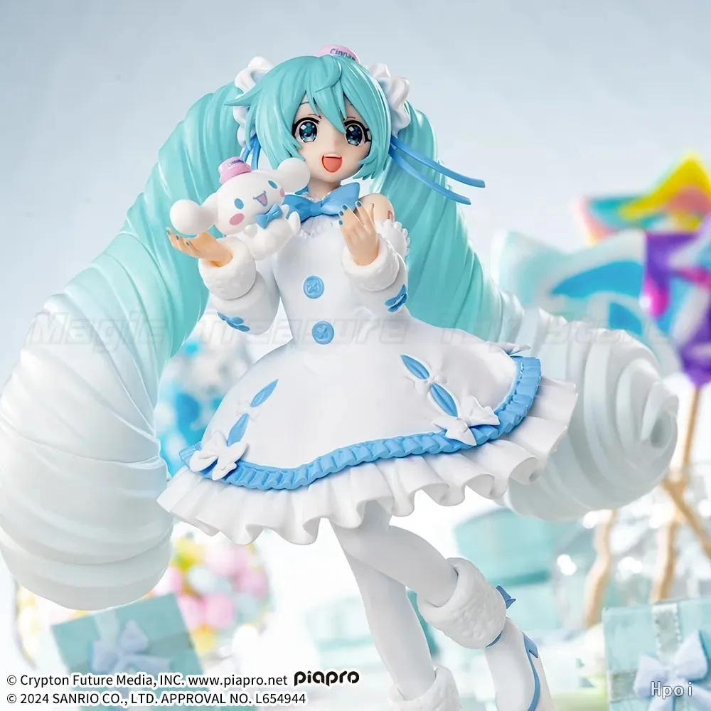 

【In Stock】SEGA Luminasta Hatsune Miku Cinnamoroll White Dress Anime Figure