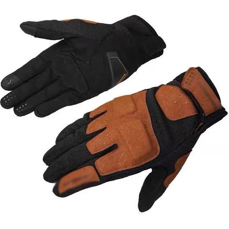 Motorcycle And Bicycle Riding Gloves, All Finger Breathable Fabric, Outdoor 227 Riding Gloves, Sports Warm Gloves, Windproof Glo