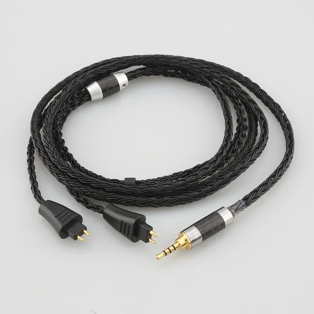 

16 Core 7N OCC Black Headphone Earphone Cable For FOSTEX TH900 MKII MK2 TH-909 TR-X00 TH-600 Headphone