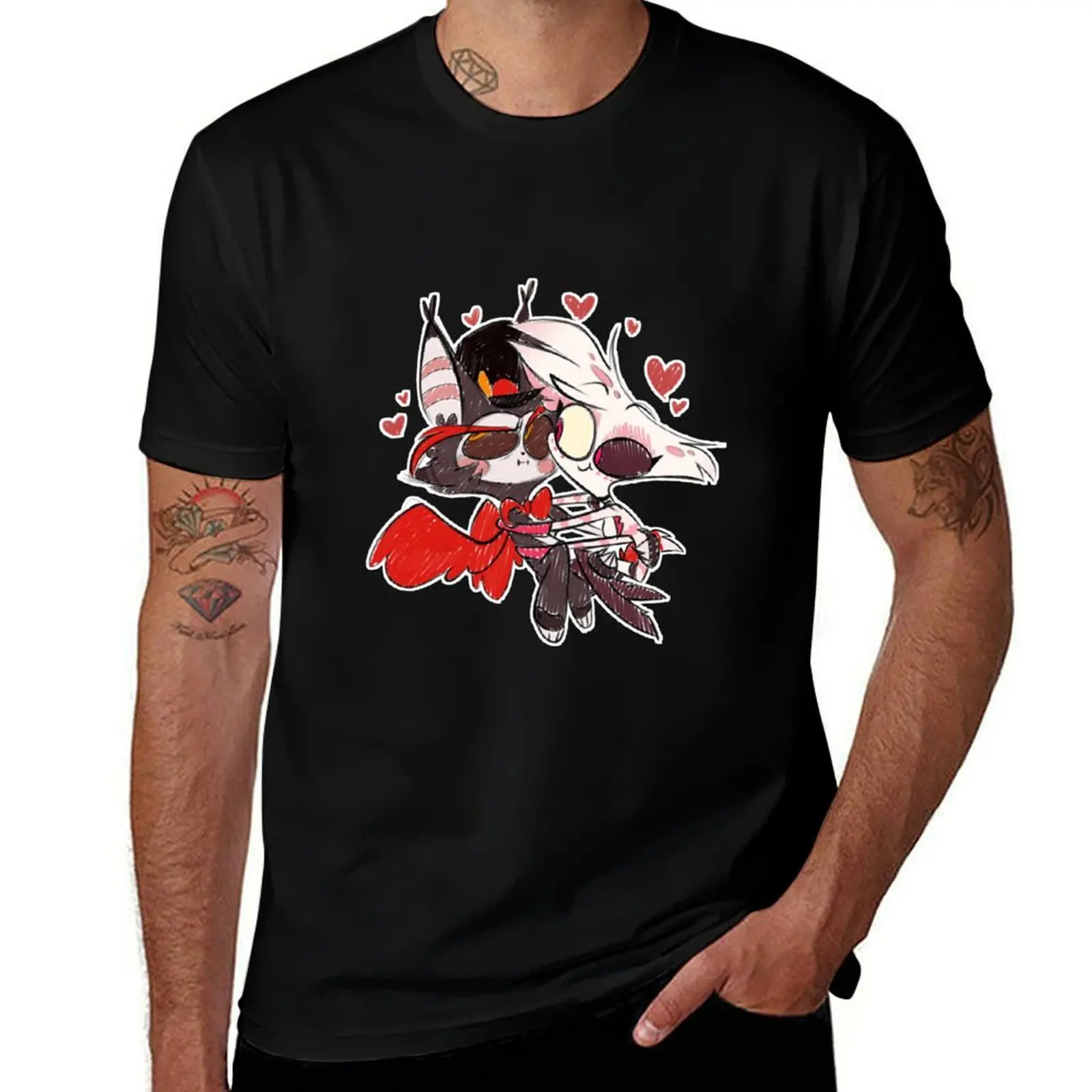 

Huskerdust Doodle T-Shirt t shirts for man slim fit cotton t shirt man T-Shirt