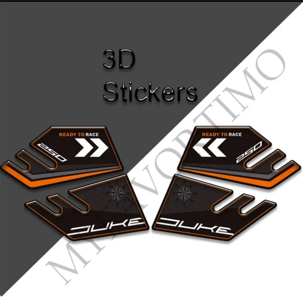 

For DUKE 250 Motorcycle Stickers Decals Tank Pad Grips Protection Knee 2011 - 2018 2019 2020 2021 2022