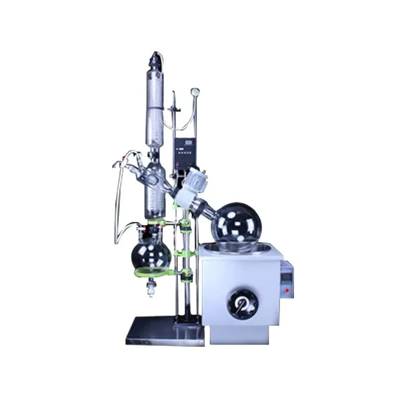 Automatic Stainless Steel Vacuum Rotary Evaporator With Pump For Laboratory Alcohol Distillation