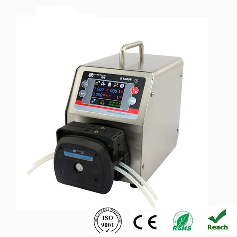 Multi-channel Small Flow Rate Transfer Peristaltic Pump Intelligent Industrial Dispensing Pump For Sale BT300F