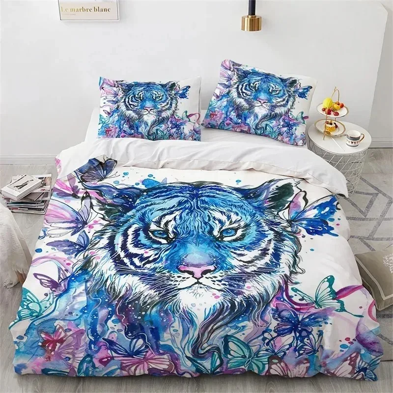 

3D Wolf Fox Elk Wild Animals Bedding Set Boys Girls Twin Queen Size Duvet Cover Pillowcase Bed Kids Adult Home Textile