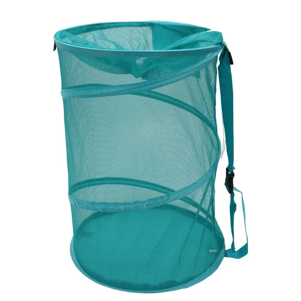 

Всплывающая корзина для белья с плечевым ремнем, регулируемая ручка, портативная сумка для хранения, переработка и организация одежды