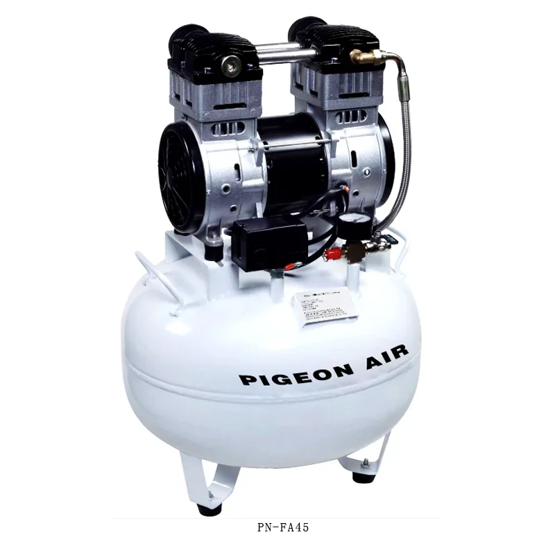 

45L tank 1.7h-p factory price PN-FA45 de-tal equipment accessories oil free silent de-tal air compressor