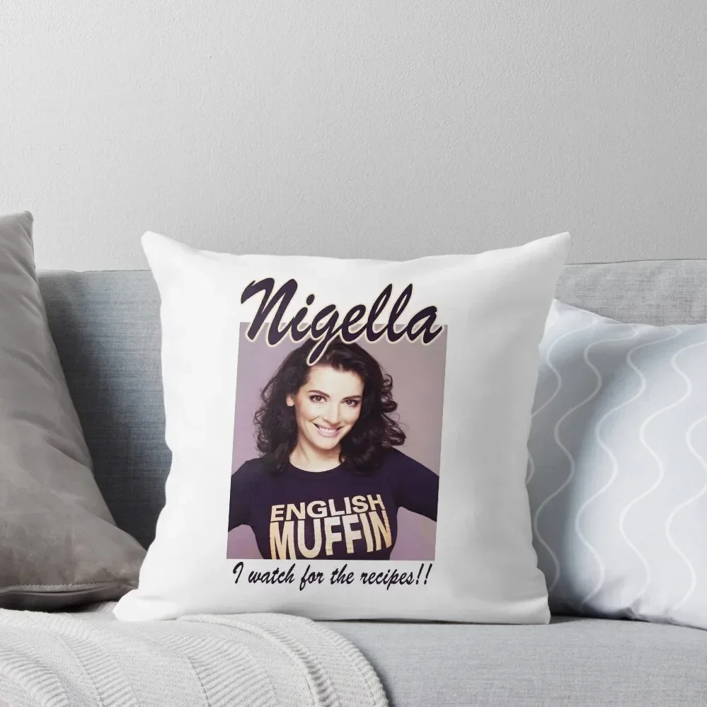 Nigella... I watch for the recipes!! Throw Pillow Plaid Sofa Pillow Decor pillow