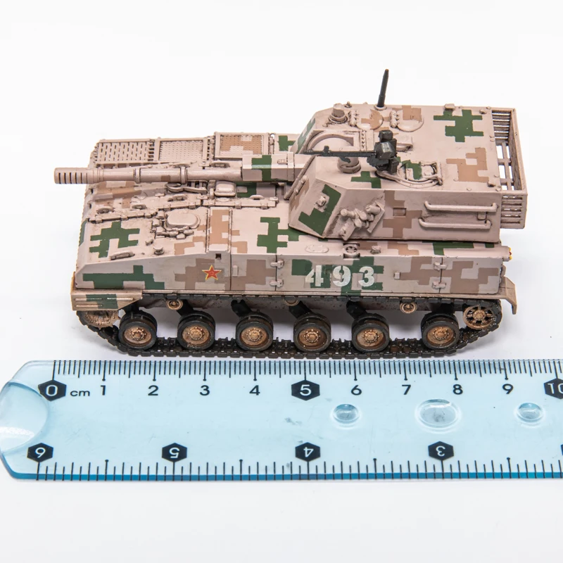 Chinesisches PLZ-07 selbstfahrendes Kampfpanzermodell aus Kunstharz im Maßstab 1:72 Militarized Combat Track Type Classics Collection Gifts Display