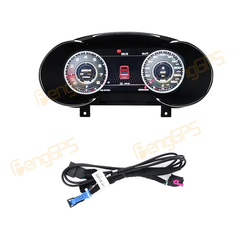 12.3" Digital Cluster Odometer Screen For Audi A3 2014-2020 LCD Instrument Panel Virtual Cockpit Speed Meter Car Dashboard Car view 3