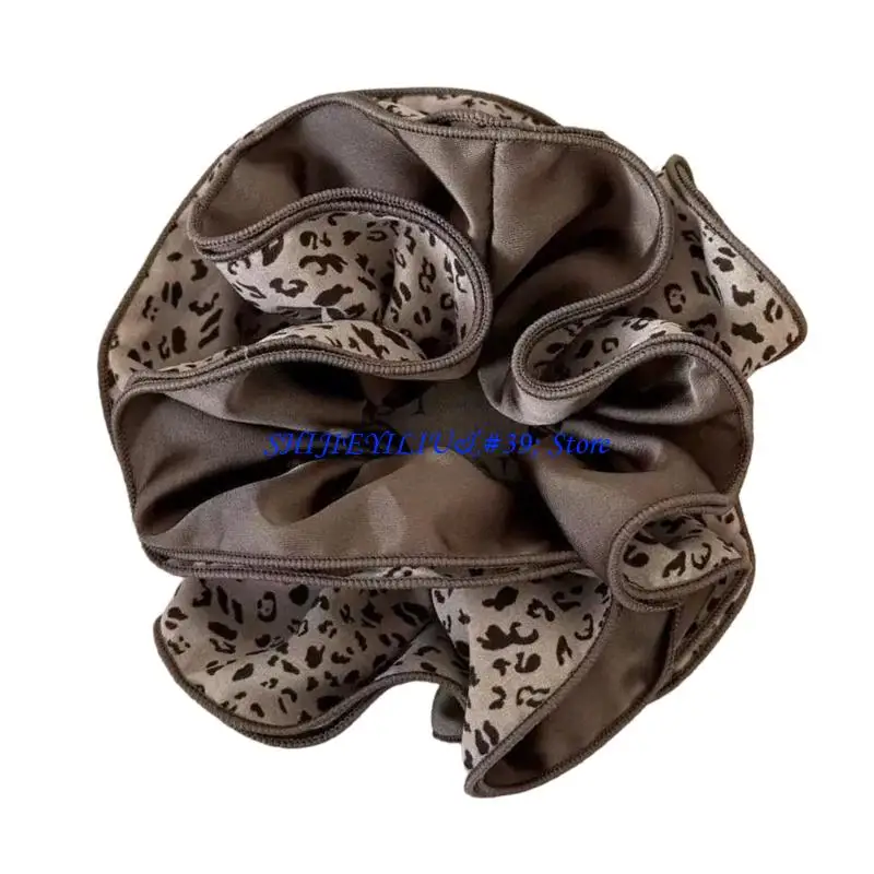 

E21F Эластичная резинка для волос из ткани с двойным тоном для вечеринок в тренажерном зале, ежедневный стиль