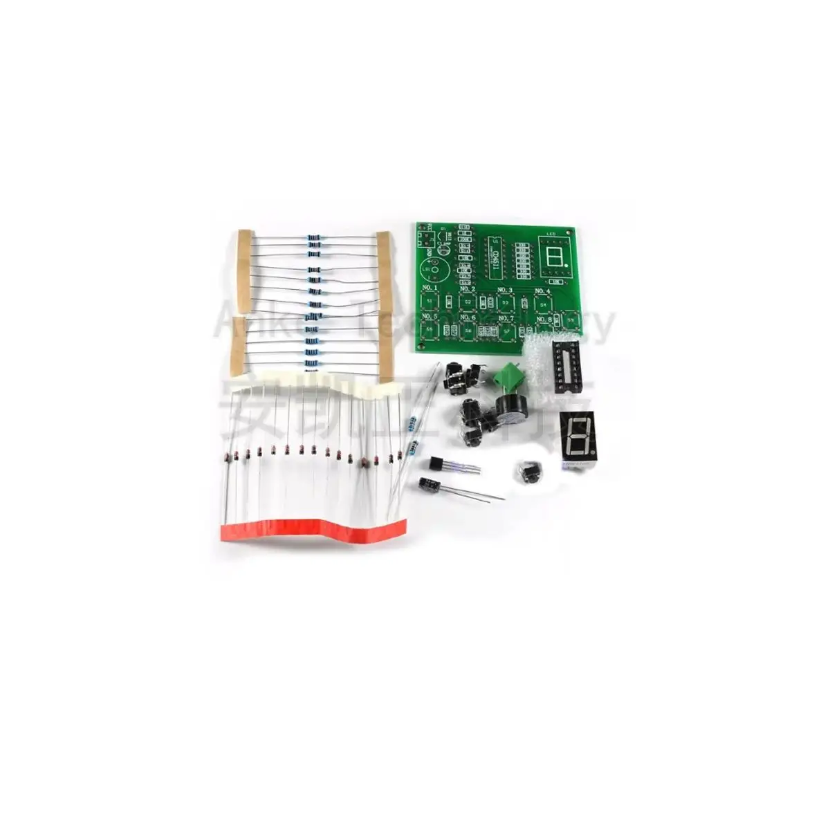 

(Запасные части) 8-канальный комплект Fisk CD4511 многоканальная печатная плата для электрических навыков