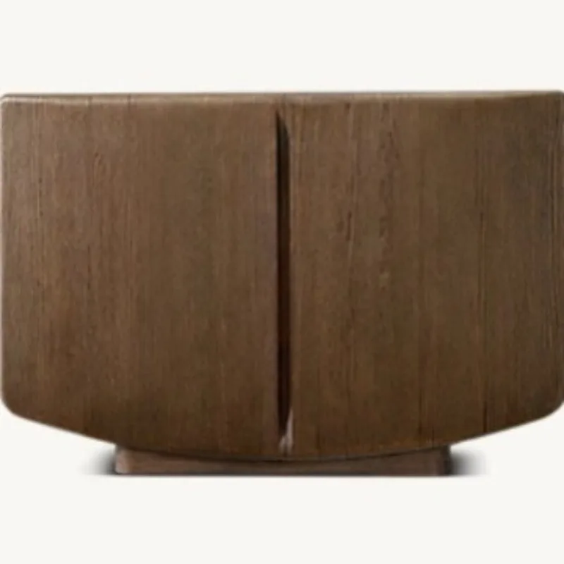 Solid wood  garden wood  drawer wood handle log color cabinet door wooden  single hole flat mouth round mouth