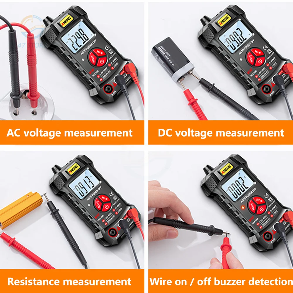 ANENG M167 Multimeter AC/DC Professional Digital Multimeter Electrical Instruments Tester Tool Multimetro True Rms NCV Multimete