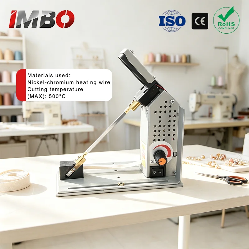 IMBO Hot cutting machine electronic high-frequency ribbon cutting machine Machine woven ribbon, hand cut ribbon