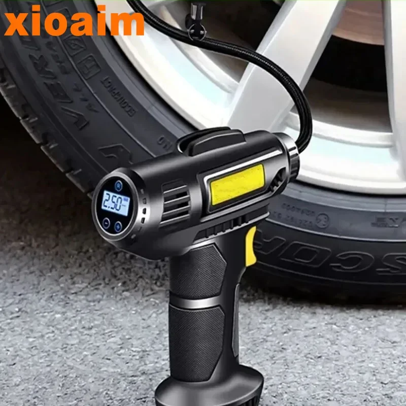 For Xiaomi Car Air Pump 12V Car Air Compressor Digital Inflator for Motorcycles Bicycle Boat Tyre Inflato with Led Light