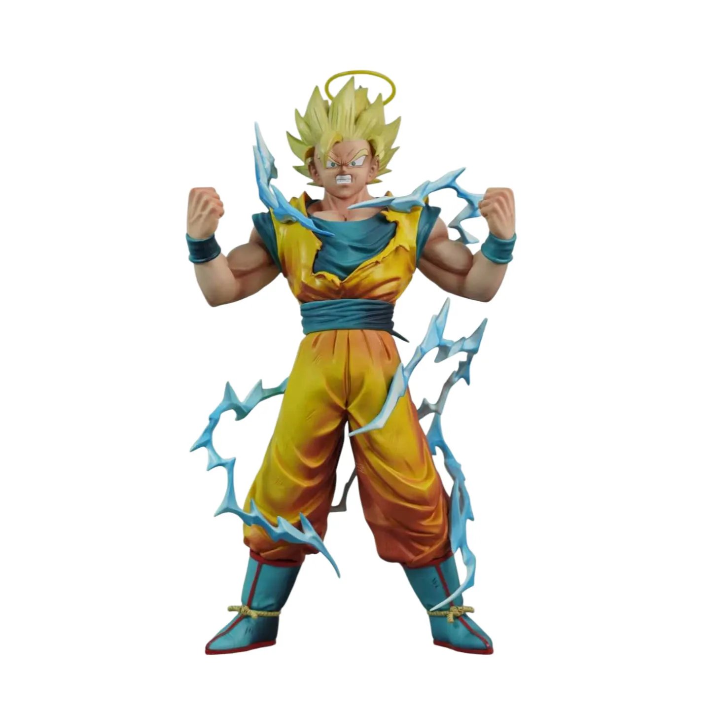 Dragon Ball Super Saiyajin 2 Son Goku Figur Anime Sammlerstück PVC-Statue Modell Desktop-Dekoration Geschenk für erwachsene Anime-Fans