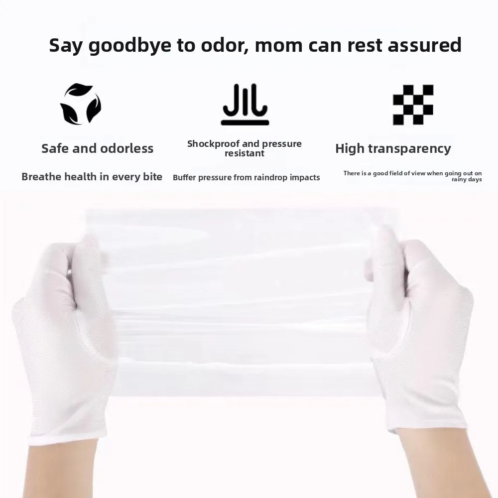 

Прозрачный чехол для детской коляски от дождя и ветра, карманный, для путешествий, с обзором без ограничений