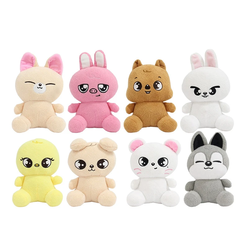 

Kawaii 20cm Wandering Children's Plush Toy SKZOO Korean Celebrity Surround Doll Fan Series Doll Children's Festival Gift