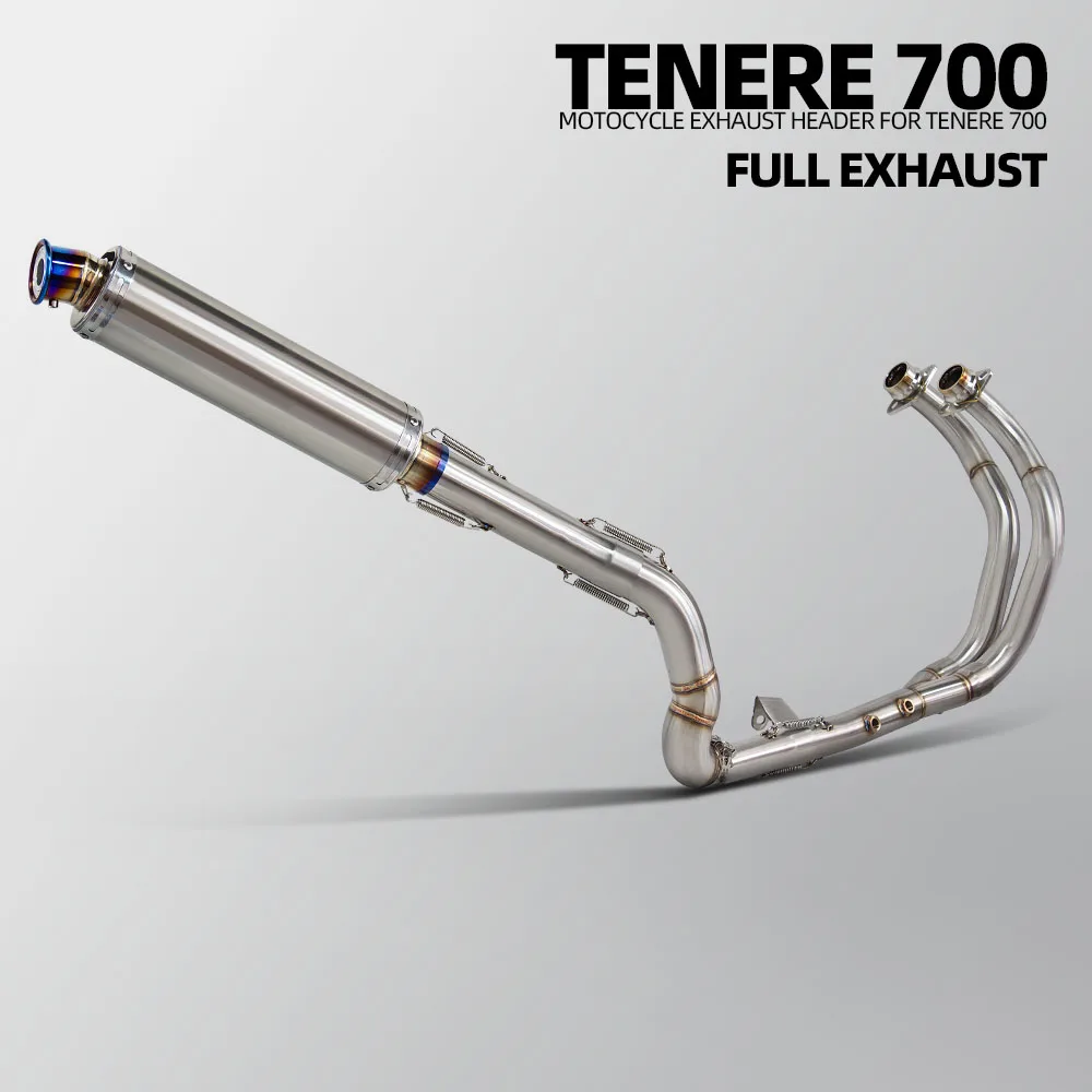 For Yamaha T700 XTZ690 TENERE700 Explore Edition/Extreme Edition/World Raid 2019-2026 Motorcycle Exhaust System Manifold Muffler