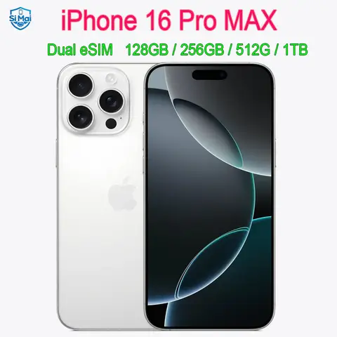 6.9" Apple iPhone 16 Pro Max Mobile Cellphone 256GB/512GB Original US Version 5G iOS 18 Super Retina XDR OLED Smartphone