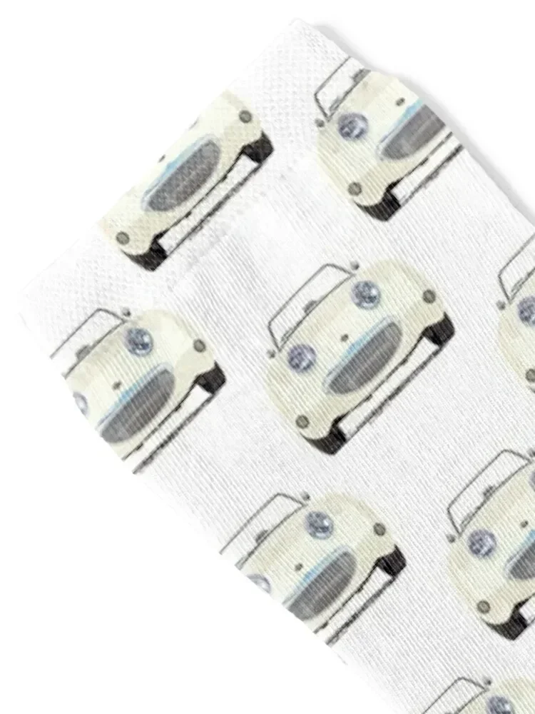 Old English White Frog EyeBug Eye Sprite, the little 'Healey' with a big smile Socks Children's winter cute Socks Ladies Men's