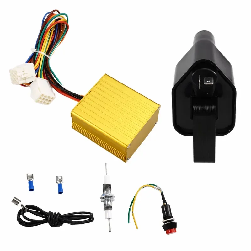 YY Premium-Aircraft Aluminum Exhaust Flame Thrower Kit, Universal for Cars Motors ATVs Fire Burner Afterburner Kit