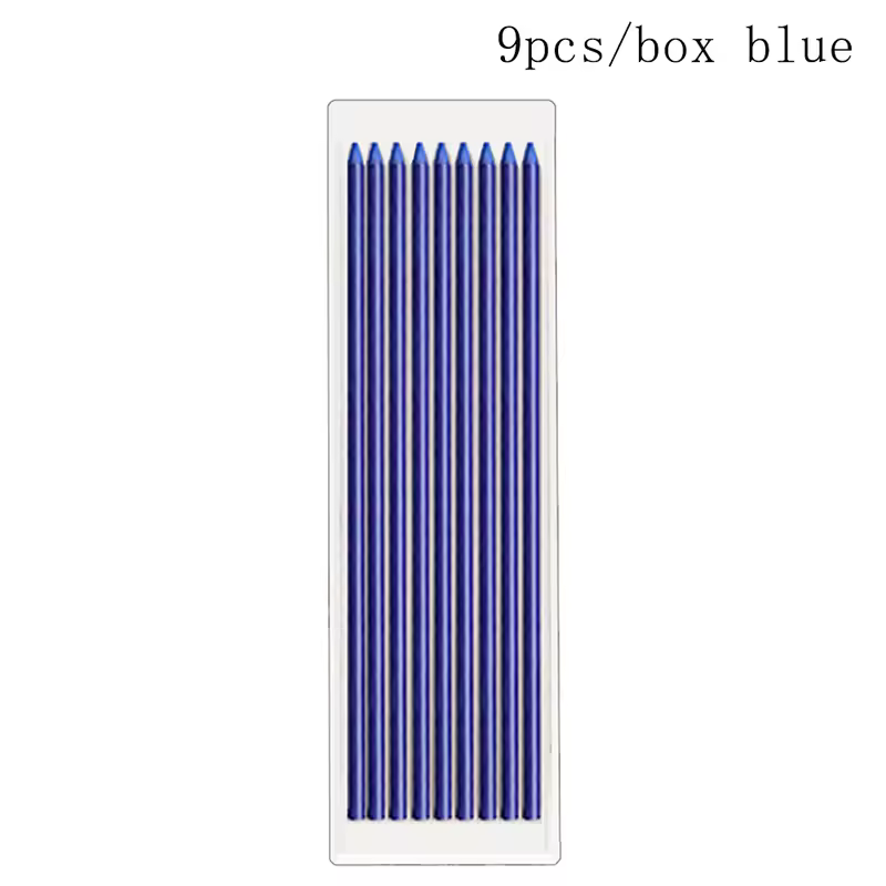 6Colors 2.8mm Metal Solid Carpenter Mechanical Pencil with Sharpener 2B Lead Core Deep Hole Construction Marking Scriber Tool - Image 8