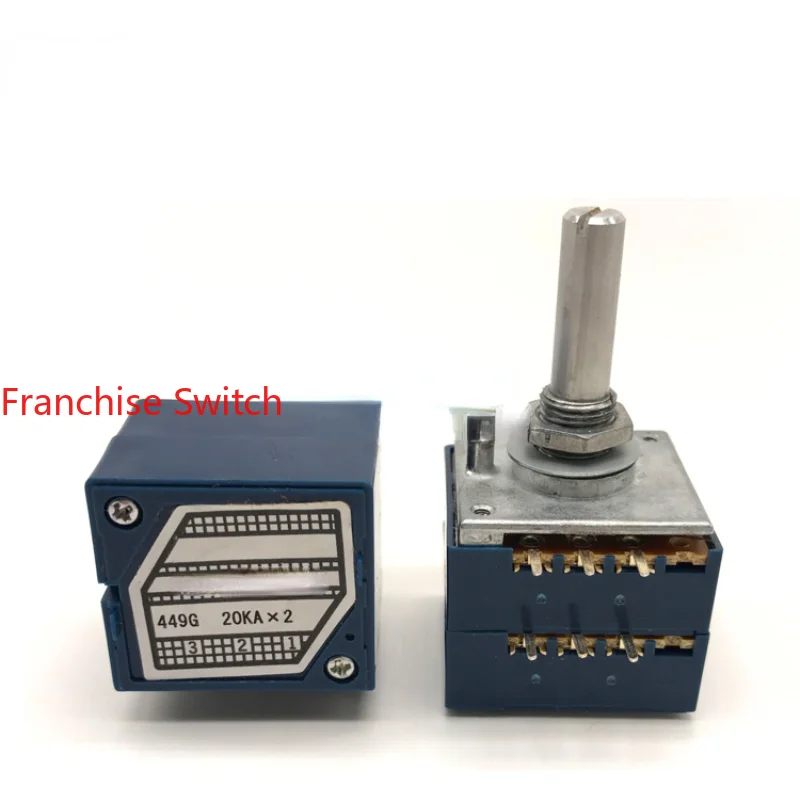 

Original Authentic Fever Level Volume Duplex A20K*2 25MM RK27 Potentiometer