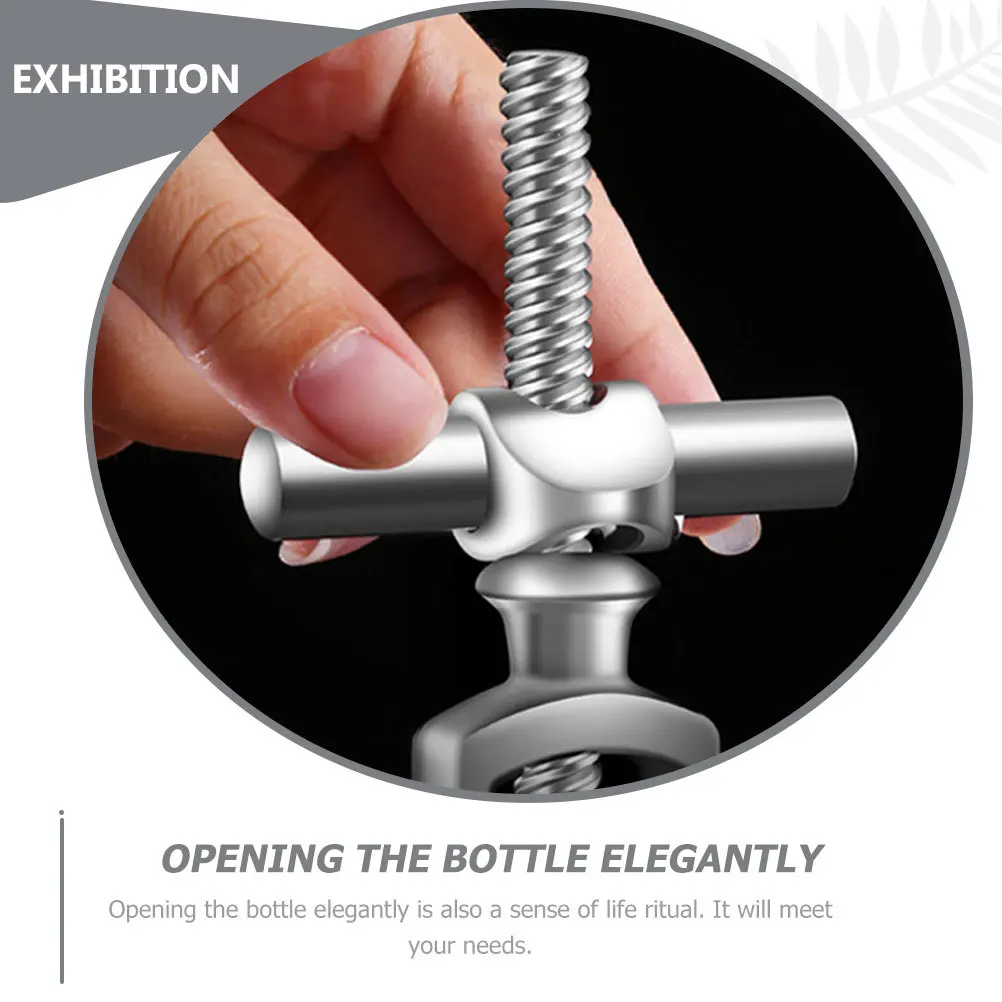 

Red Wine Bottle Corkscrew Cross Shape Wine Bottle Opener Essential for Home Party Bar Outdoor Use Corkscrew