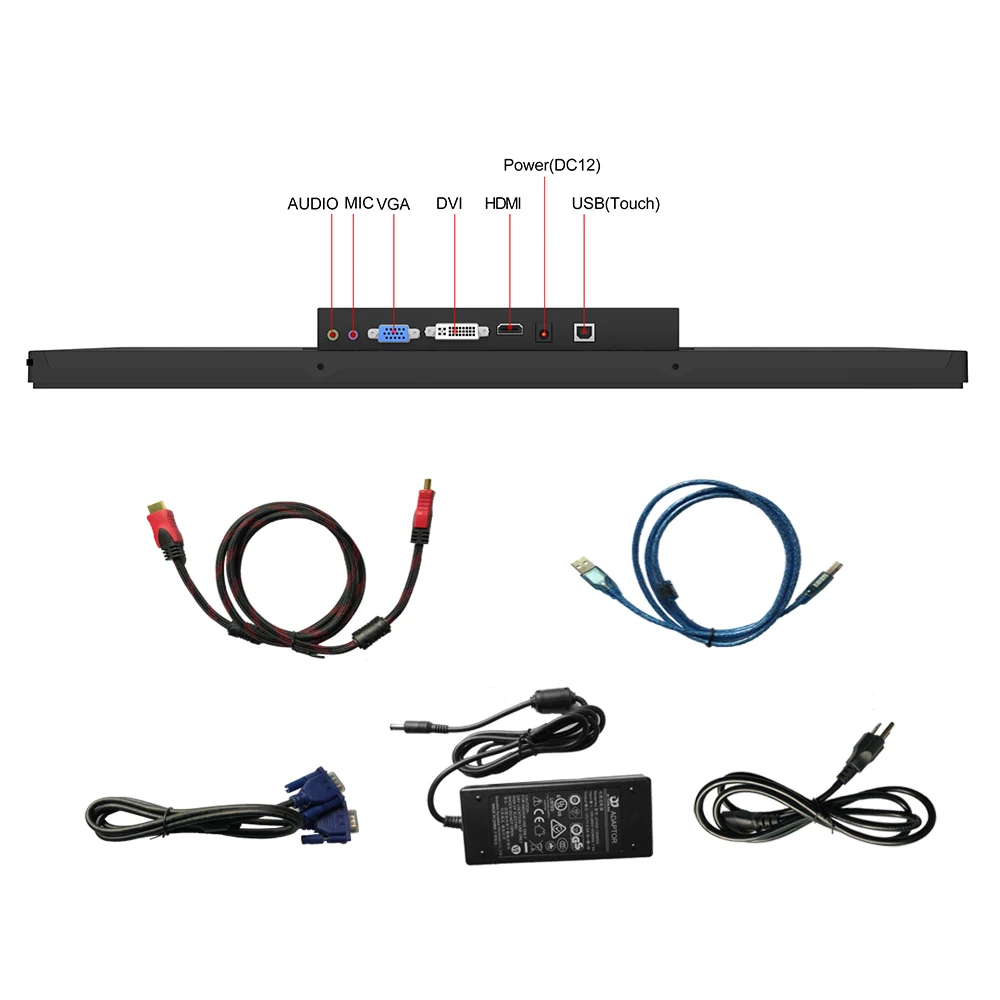 15 Inch 10 Points Open Frame Pcap Tft Lcd Monitor Touch Display