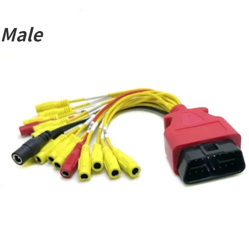 Fcar 자동차 테스터용 최고의 OBD 범용 점퍼 커넥터 플러그, 오류 진단 도구, 브러시 쓰기 ECU 점퍼 케이블, 16 핀
