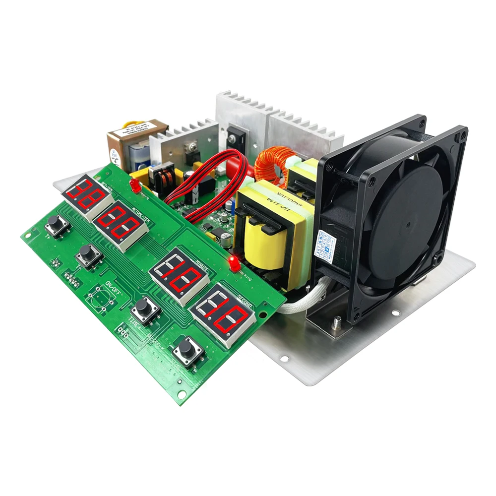 High Power Digital Control Type Ultrasonic Cleaning Generator 40khz Portable