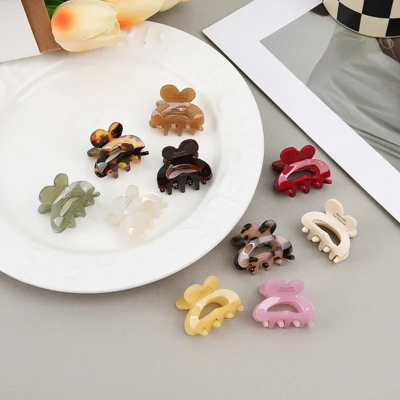 

Korean version of gold label cuteclip vinegar butterfly small grab clip hairpin bangs side clip French back head shark claw