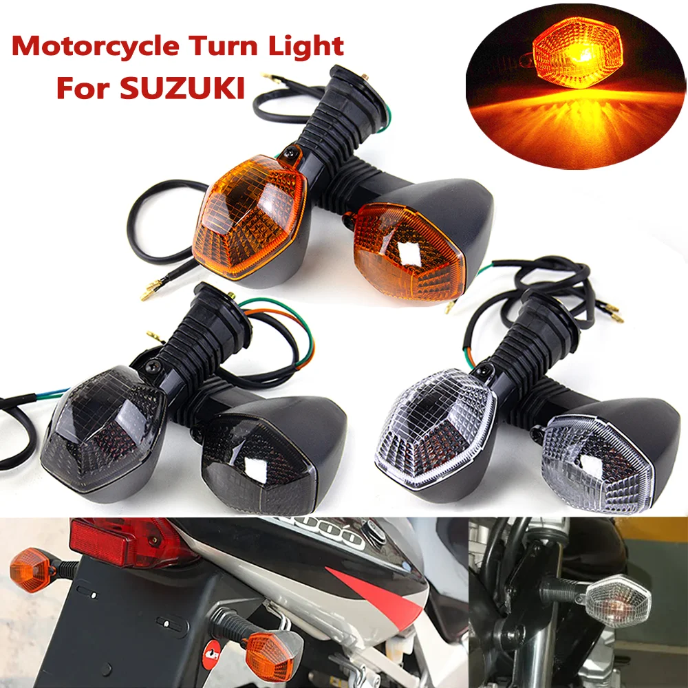 Motorcycle Turn Signal Lights Indicator For Suzuki DL650V DL1000 V-Strom DRZ 400S/SM SV650 1000N/S GSX-R1000 R600 GSX-R750 K1/K4 view 2