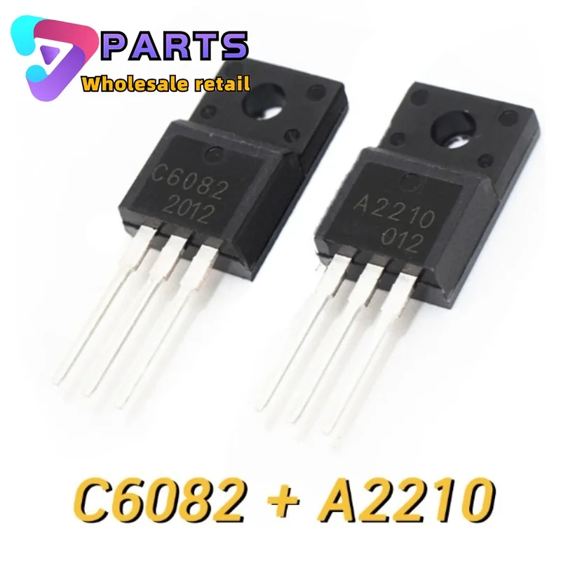 20Sets New TO-220 2SA2210 2SC6082 Transistor for Epson L1300 L1800 L4160 T50 L800 L805 Printer Motherboard Triode