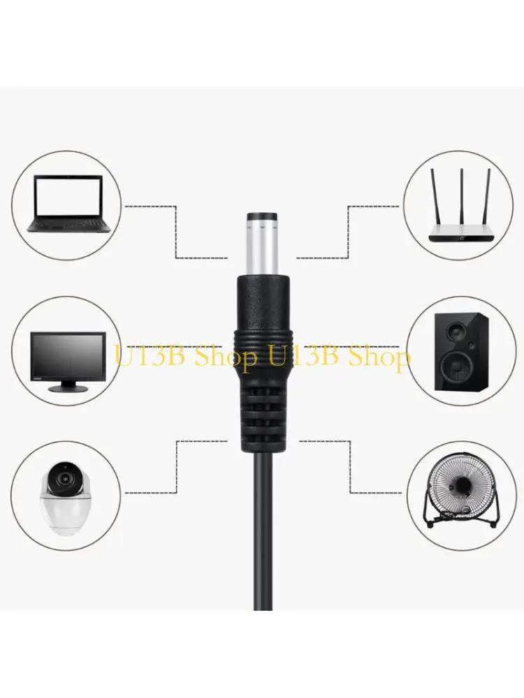 U13B DC5521 Power Cable 5.5x2,1 мм с 8 разъемами поддерживает до 3A ток