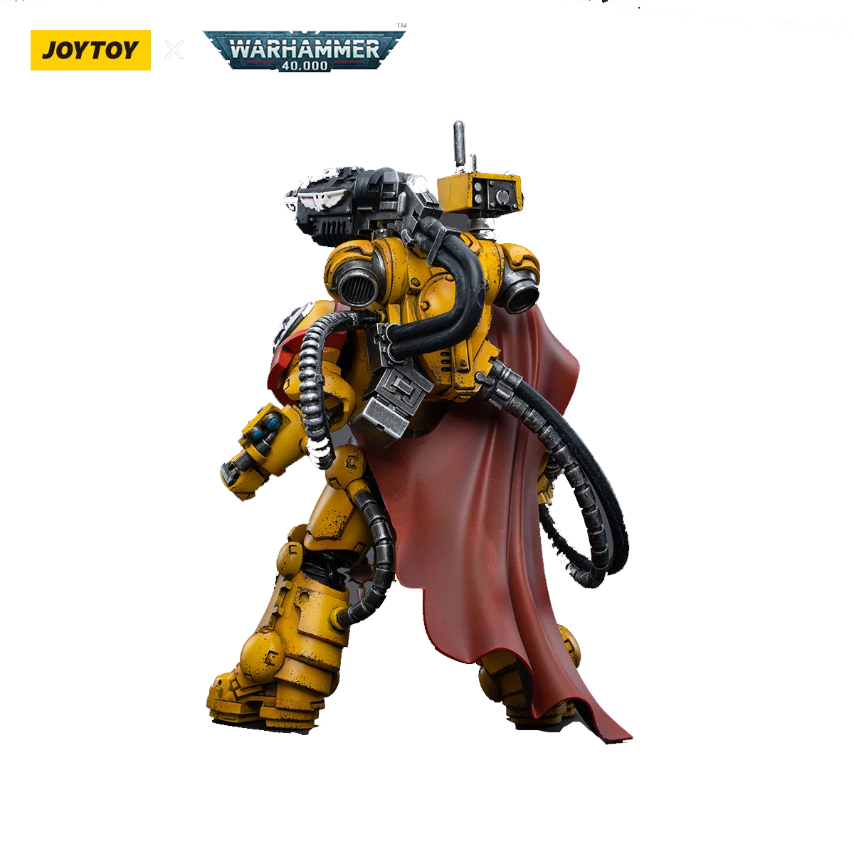 JOYTOY 1/18 Action Figures 40K Imperial Fists Third Captain Tor Garadon 5 Inches Anime Games Collection Military Model