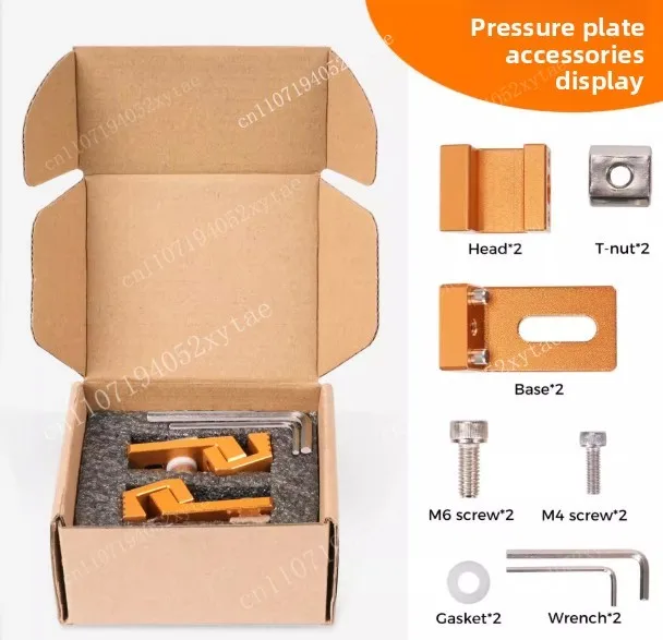 3018 cnc engraving machine accessories - aluminum alloy quick clamp fixture for tabletop fixing (diy)
