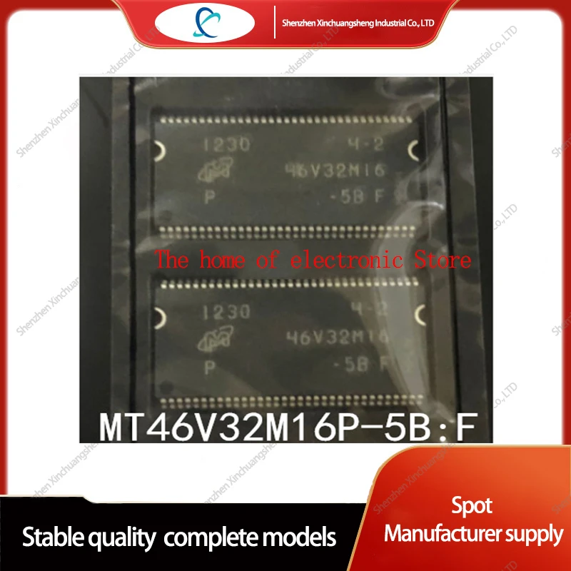 

5PCS MT46V32M16P-5B:F SDRAM - DDR Memory IC 512Mbit Parallel 200 MHz 700 Ps 66-TSOP