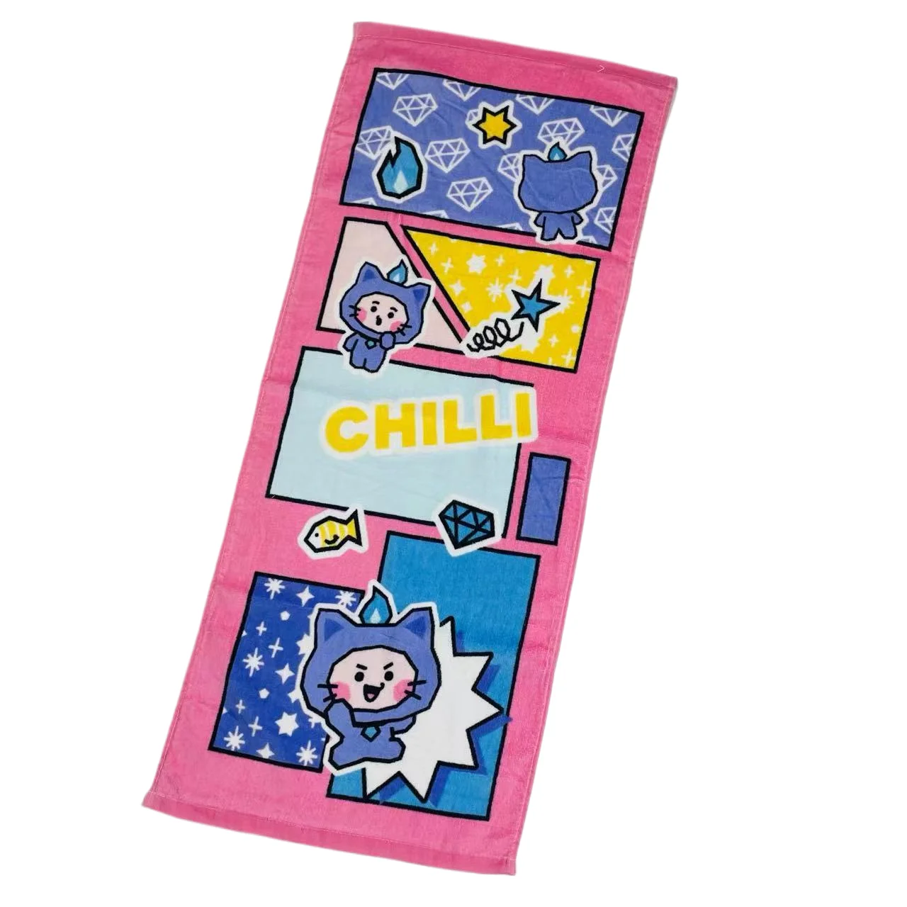 Adorable Cartoon Cotton Towels Face Towels TRUZ TREASURE Collection Pure Cotton Funny Handkerchiefs Home Textiles