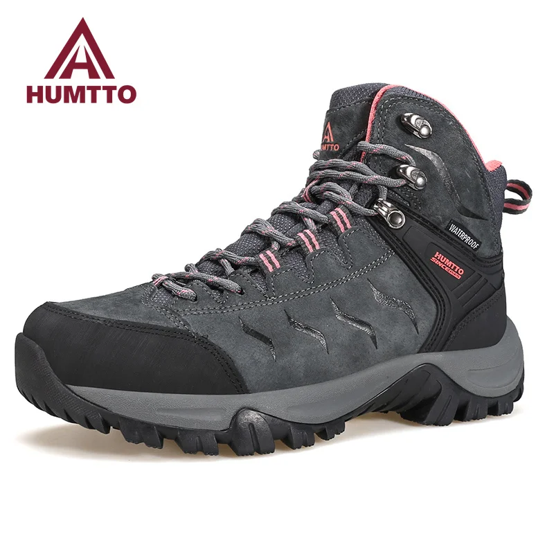 

HUMTTO Shoes for Women Waterproof Climbing Hiking Boots Women's Sports Shoes Outdoor Luxury Designer Trekking Sneakers Woman