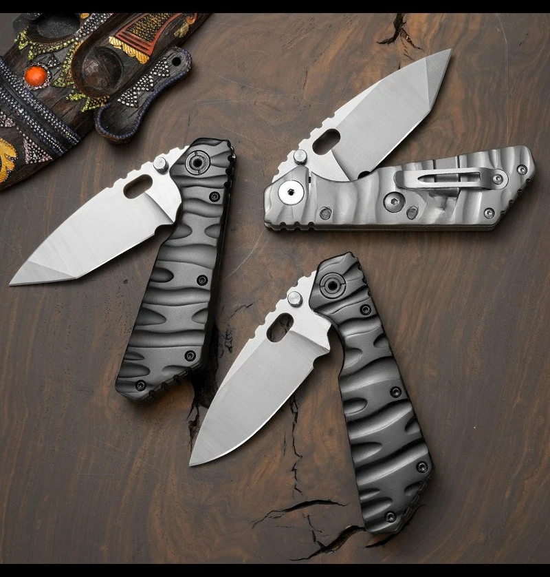 Cross-border Bestselling All-Steel Advancer Outdoor Knife, Self-Defense Folding Portable Multi-Function Pocket Knife
