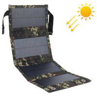 Foldable Portable 10W Solar Panel Charger 5V USB Charging for iPhone iPad Samsung Huawei Xiaomi Honor OnePlus Google Sony etc