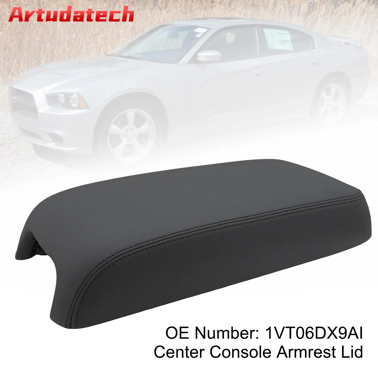 

Крышка подлокотника центральной консоли Artudatech 1VT06DX9AI для Dodge Charger Chrysler 300 2011-2017 2016 2015 2014 2013 2012