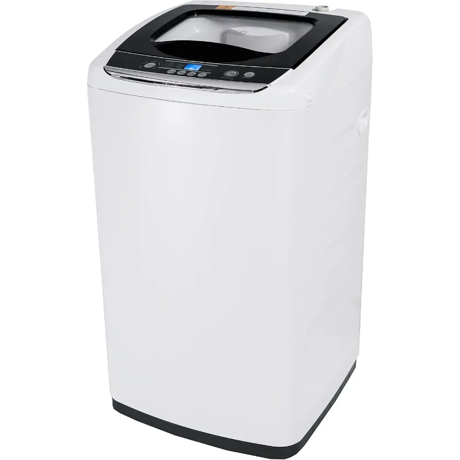 0.9 Cu. Ft. Portable Washer 6.6 lb Capacity for Homes Apartments 5 Wash Cycles Quick Connect Sink Adapter and Drain Hose Includ