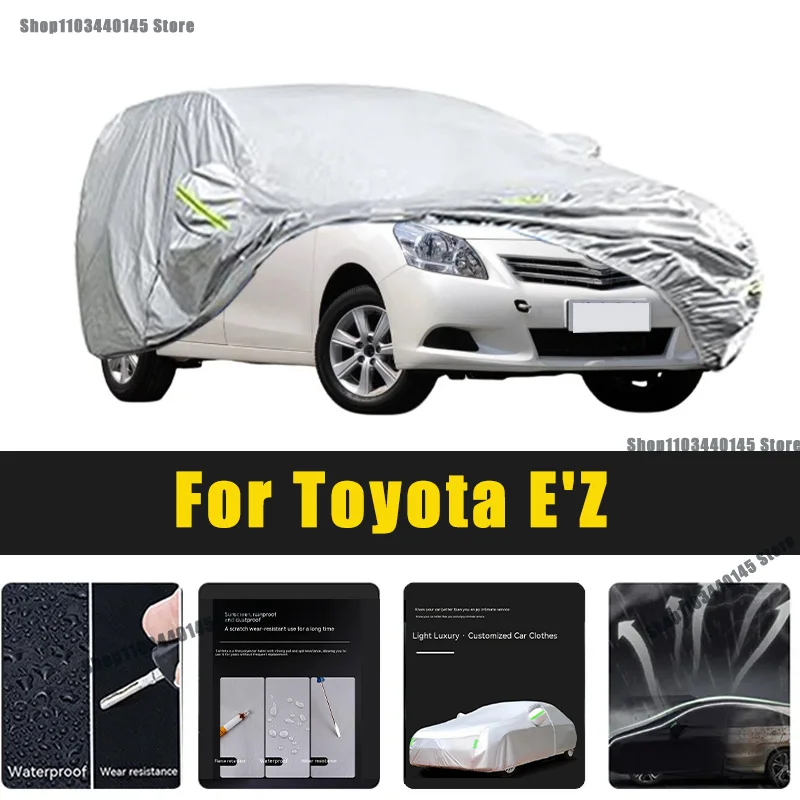 

Full Car Covers Outdoor Sun UV Protection Dust Rain Snow Oxford cover Protective For Toyota E'Z Accessories car umbrella