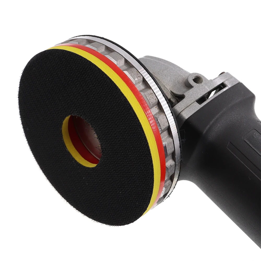 Imagem -03 - Rijilei 10 Peças Caracol Bloqueio Volta Titular 125 mm Vermelho Plástico Almofadas de Apoio para Almofadas de Polimento Diamante Caracol Adaptador de Bloqueio